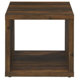  Coaster Furniture Frisco 710508-S2 2-piece Coffee and End Table Set - Dark Pine IMAGE 11