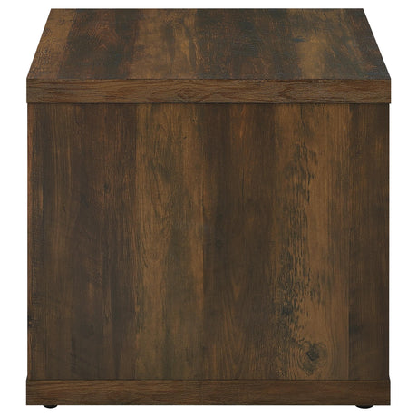  Coaster Furniture Frisco 710508-S2 2-piece Coffee and End Table Set - Dark Pine IMAGE 4