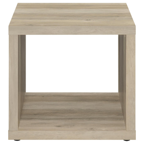  Coaster Furniture Frisco 710518-S2 2-piece Coffee and End Table Set - Distressed Pine IMAGE 11