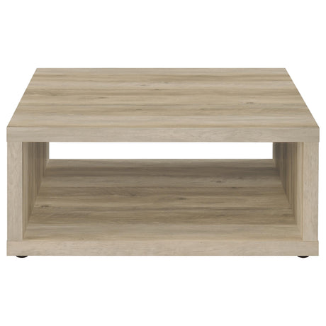  Coaster Furniture Frisco 710518-S2 2-piece Coffee and End Table Set - Distressed Pine IMAGE 8