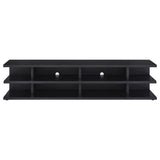  Coaster Furniture Cartmill 710533 78-inch 2-tier TV Stand Media Console - Black IMAGE 8