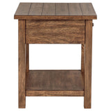  Coaster Furniture Payne 710548-S2 2-piece Coffee and 1-drawer End Table Set - Brown IMAGE 4