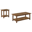  Coaster Furniture Payne 710548-S2A 2-piece Coffee and End Table Set - Distressed Brown IMAGE 1