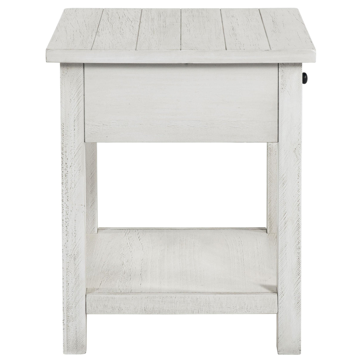  Coaster Furniture Payne 710558-S2 2-piece Coffee and 1-drawer End Table Set - White IMAGE 3