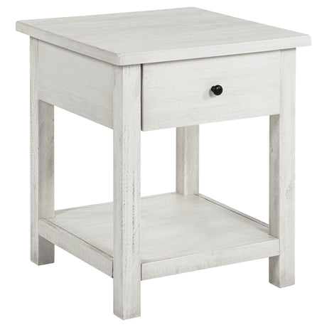  Coaster Furniture Payne 710558-S2 2-piece Coffee and 1-drawer End Table Set - White IMAGE 6