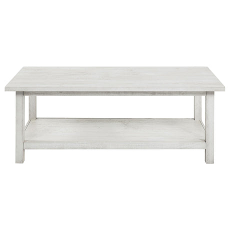  Coaster Furniture Payne 710558-S2A 2-piece Coffee and End Table Set - Distressed White IMAGE 10