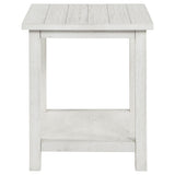  Coaster Furniture Payne 710558-S2A 2-piece Coffee and End Table Set - Distressed White IMAGE 3