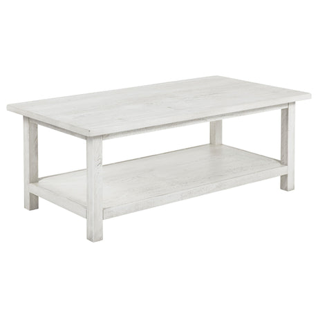  Coaster Furniture Payne 710558-S2A 2-piece Coffee and End Table Set - Distressed White IMAGE 8