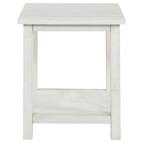  Coaster Furniture Payne 710558-S2A 2-piece Coffee and End Table Set - Distressed White IMAGE 9