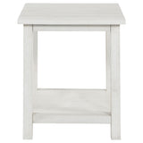  Coaster Furniture Payne 710558-S3A 3-piece Coffee and End Table Set - Distressed White IMAGE 10