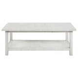  Coaster Furniture Payne 710558-S3A 3-piece Coffee and End Table Set - Distressed White IMAGE 9