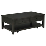  Coaster Furniture Payne 710565 48-inch Mobile Lift Top Coffee Table - Distressed Java IMAGE 1