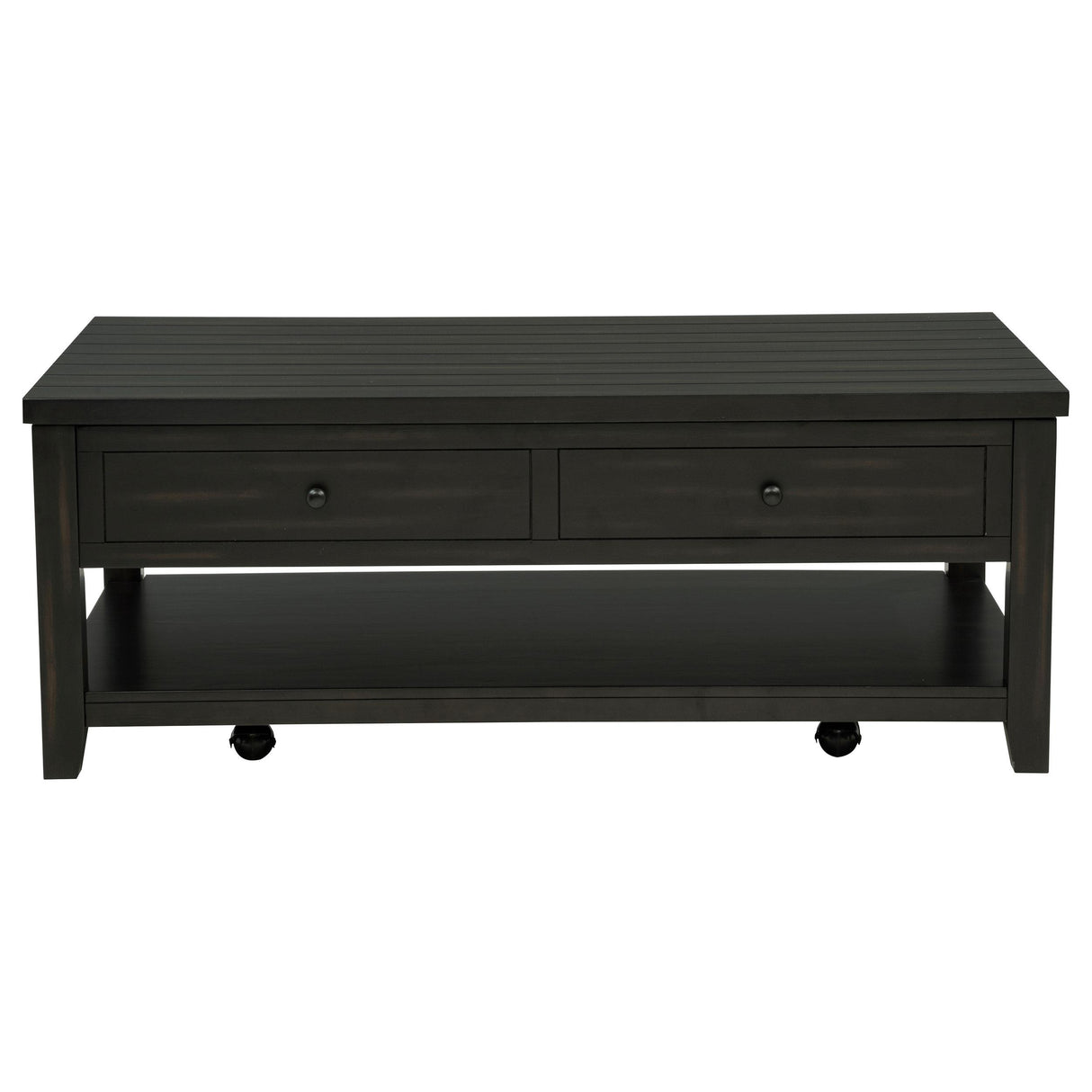  Coaster Furniture Payne 710565 48-inch Mobile Lift Top Coffee Table - Distressed Java IMAGE 4