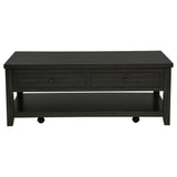  Coaster Furniture Payne 710565 48-inch Mobile Lift Top Coffee Table - Distressed Java IMAGE 4