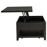  Coaster Furniture Payne 710565 48-inch Mobile Lift Top Coffee Table - Distressed Java IMAGE 5