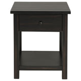  Coaster Furniture Payne 710568-S3 3-piece Coffee and 1-drawer End Table Set - Java IMAGE 12
