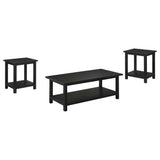  Coaster Furniture Payne 710568-S3A 3-piece Coffee and End Table Set - Distressed Java IMAGE 1