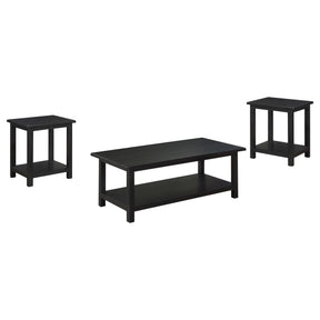  Coaster Furniture Payne 710568-S3A 3-piece Coffee and End Table Set - Distressed Java IMAGE 1