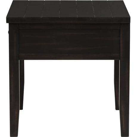  Coaster Furniture Concord 710578-S3 3-piece Coffee and End Table Set - Distressed Java IMAGE 5