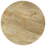  Coaster Furniture Touhy 710607 Round Solid Wood Side Table - Natural Mango IMAGE 4