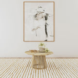 Coaster Furniture Touhy 710608 Round Solid Wood Coffee Table - Natural Mango IMAGE 5