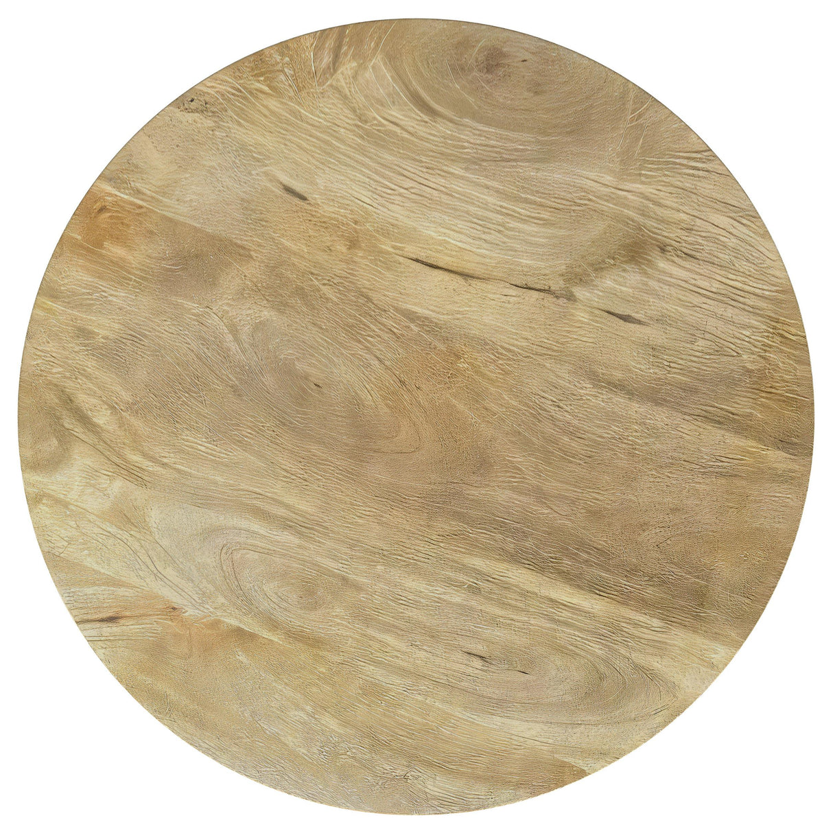  Coaster Furniture Touhy 710608-S2 2-piece Round Coffee and End Table Set - Natural Mango IMAGE 6