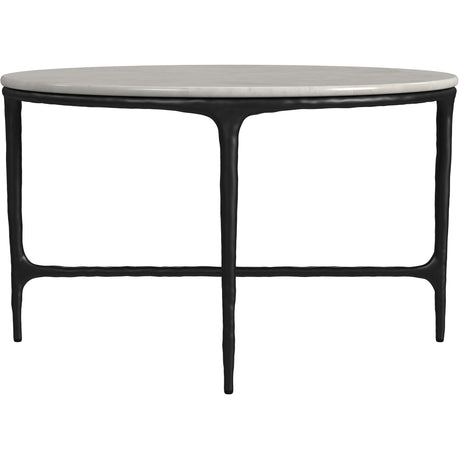  Coaster Furniture Hermas 710738-S3 3-piece Round Marble Coffee and End Table Set - White IMAGE 11