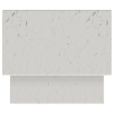  Coaster Furniture Ebby 710740 2-piece Genuine Marble Top Nesting Coffee Tables - White IMAGE 6