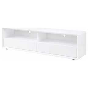  Coaster Furniture Ellice 710750 71-inch TV Stand Media Console - White IMAGE 1