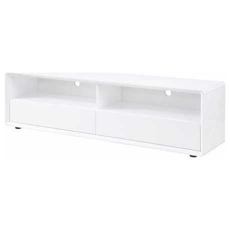  Coaster Furniture Ellice 710750 71-inch TV Stand Media Console - White IMAGE 1