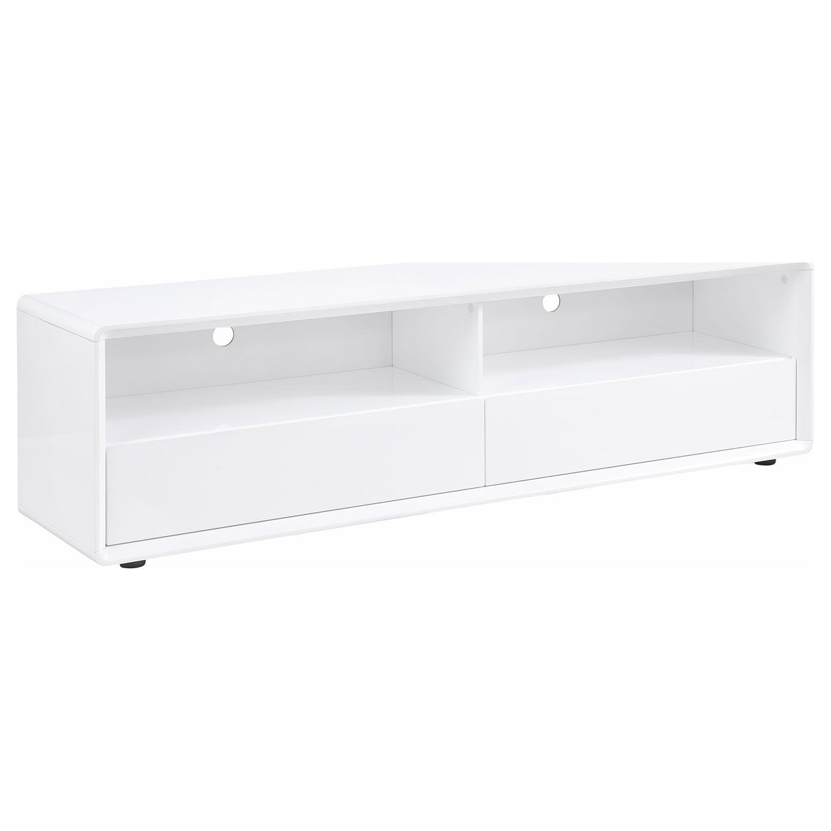  Coaster Furniture Ellice 710750 71-inch TV Stand Media Console - White IMAGE 2