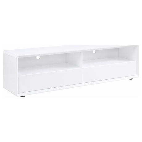  Coaster Furniture Ellice 710750 71-inch TV Stand Media Console - White IMAGE 2
