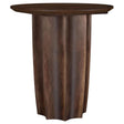  Coaster Furniture Cayenne 710777 Solid Mango Wood Accent End Table - Walnut IMAGE 1