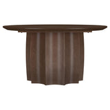  Coaster Furniture Cayenne 710778-S2 2-piece Solid Mango Wood Coffee Table Set - Walnut IMAGE 4