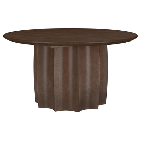  Coaster Furniture Cayenne 710778-S2 2-piece Solid Mango Wood Coffee Table Set - Walnut IMAGE 8