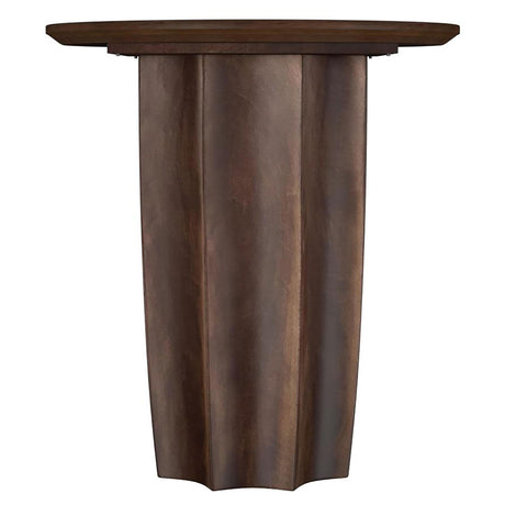 Coaster Furniture Cayenne 710778-S3 3-piece Solid Mango Wood Coffee Table Set - Walnut IMAGE 3