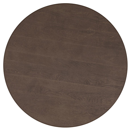  Coaster Furniture Cayenne 710778-S3 3-piece Solid Mango Wood Coffee Table Set - Walnut IMAGE 6
