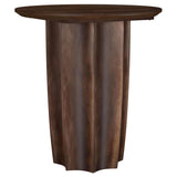  Coaster Furniture Cayenne 710778-S3 3-piece Solid Mango Wood Coffee Table Set - Walnut IMAGE 7