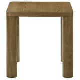  Coaster Furniture Castlewood 710857 Engineered Wood Accent End Table - Brown Oak IMAGE 1