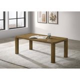  Coaster Furniture Castlewood 710858 Engineered Wood Coffee Table - Brown Oak IMAGE 3