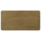 Coaster Furniture Castlewood 710858 Engineered Wood Coffee Table - Brown Oak IMAGE 5