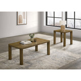 Coaster Furniture Castlewood 710858-S2 2-piece Cocktail Coffee Table Set - Brown Oak IMAGE 2