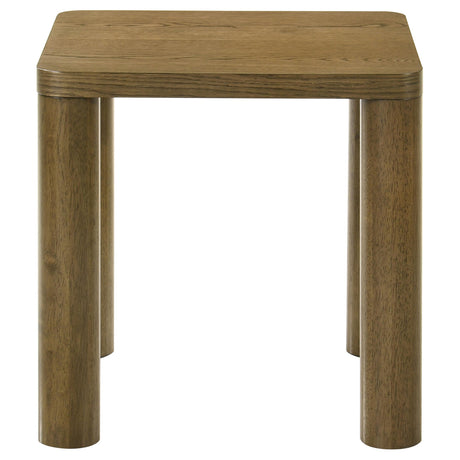  Coaster Furniture Castlewood 710858-S2 2-piece Cocktail Coffee Table Set - Brown Oak IMAGE 4