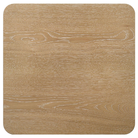  Coaster Furniture Castlewood 710867 Engineered Wood Accent End Table - Light Oak IMAGE 5