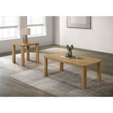  Coaster Furniture Castlewood 710867 Engineered Wood Accent End Table - Light Oak IMAGE 9