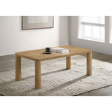  Coaster Furniture Castlewood 710868 Engineered Wood Coffee Table - Light Oak IMAGE 4