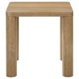  Coaster Furniture Castlewood 710868-S3 3-piece Cocktail Coffee Table Set - Light Oak IMAGE 4