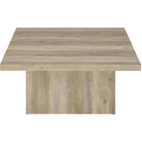  Coaster Furniture Devar 710878-S2 2-piece Square Coffee End Table Set - Distressed Pine IMAGE 9