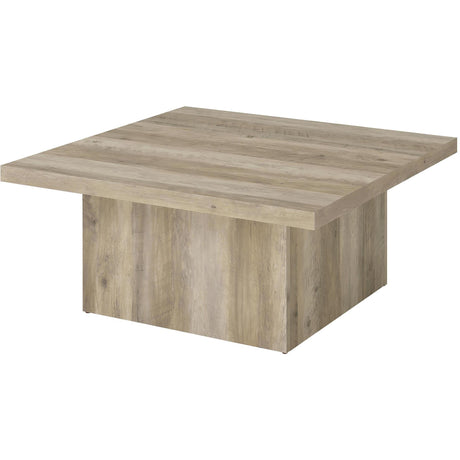  Coaster Furniture Devar 710878-S3 3-piece Square Coffee End Table Set - Distressed Pine IMAGE 10