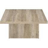  Coaster Furniture Devar 710878-S3 3-piece Square Coffee End Table Set - Distressed Pine IMAGE 11